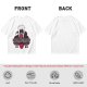 Olive graphic tee with dark fantasy character and tour print