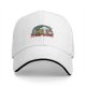 Black baseball cap with cute fungi music graphic design