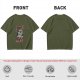 Olive t-shirt with cool unicorn graphic and 'Born to Sparkle not to Work' text
