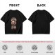 Olive t-shirt with grim reaper graphic and provocative text