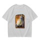 Olive green t-shirt with Totoro 'Spirits' graphic print