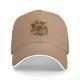 Black Baseball Cap with Vintage Themed Graphic Print