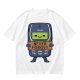 Olive T-Shirt Featuring a Retro Mobile Phone Holding a Never Forget Sign