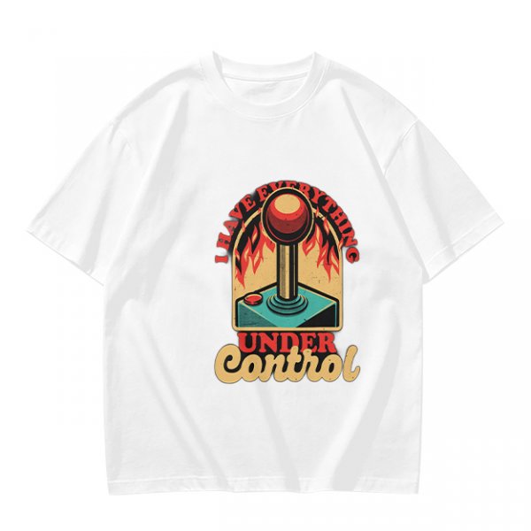 I Have Everything Under Control Retro Joystick Graphic T-Shirt