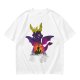 Olive T-Shirt Featuring Spyro The Dragon With Castle Galaxy Artwork