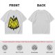 Olive green t-shirt with banana bat logo graphic