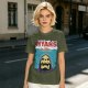 Olive Graphic T-Shirt with Skeletor Jaws Parody Art