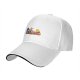 Black Baseball Cap With Winnie The Pooh And Friends Tea Party Print