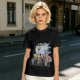 Olive T-Shirt with One Piece Straw Hat Pirates Crew and Ship Print