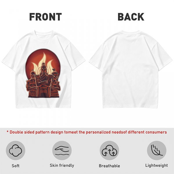 Avatar Fire Nation Characters Graphic Tee