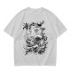 Olive T-shirt with One Piece Going Merry Ship Ink Art Print