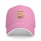 Black baseball cap with cute cat 'I'm a nice person just hate everyone' print