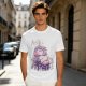 Anxious Magical Unicorn Graphic Olive T-Shirt