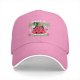 Black baseball cap with 'What a Melon' cute watermelon graphic