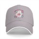 Black baseball cap with cute dinosaur dessert graphic print
