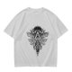 Olive Green T-Shirt With Detailed Fantasy Crest Graphic
