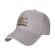Black baseball cap with Hee Hee Man Master of Pop graphic print