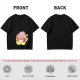 Olive T-shirt Featuring Kirby Eating Ramen on a Warp Star