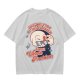Olive Graphic T-Shirt With Sarcastic Skull Problem Quote