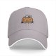 Black baseball cap with Halloween pumpkin and soot sprite graphic