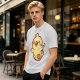 Olive T-Shirt With Cute Cartoon Chick Graphic