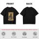 Olive T-Shirt With Black Cat Tarot Card Art That Says You Are Full Of Magic