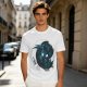 Olive T-Shirt With Glowing Dark Dragon Moon Print