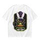 Olive T-Shirt With Alien Bunny Ears Egg Hunt Graphic