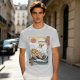 One Piece Thousand Sunny Pirate Ship Ukiyo-e Style Graphic T-Shirt