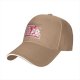 Black Baseball Cap With Support Your Local Pizza Dealer Print