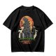 Godzilla Eating Ramen Sunset City Graphic T-Shirt