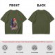 Olive T-Shirt with Retro Predator 'Welcome to the Jungle' Print