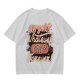 Olive green t-shirt with 'Humans? Whatever. Cats? Forever!' print
