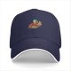 Black Baseball Cap With Avatar Aang Graphic Print