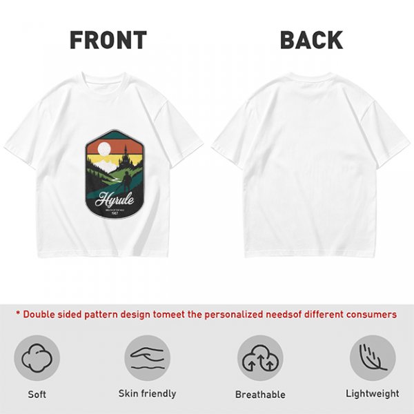 Hyrule Landscape Graphic Tee For Fans Of The Legend Of Zelda