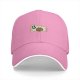 Black Baseball Cap With Cute Ghost Holding Jack O Lantern Halloween Design