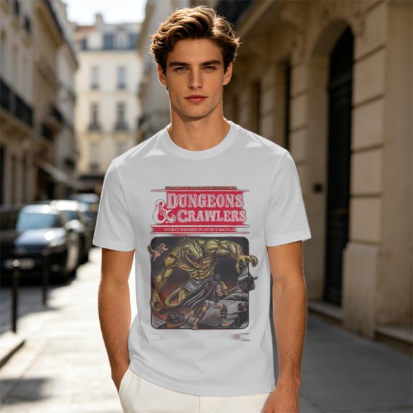 Dungeons & Crawlers Lizard Monster Graphic T-Shirt