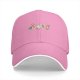 Black baseball cap with playful cartoon tiger cub prints