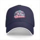 Black baseball cap with Ursula 'Wicked' villain graphic print