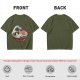Olive T-Shirt Featuring The Great Wave Off Kanagawa Ramen Bowl Art