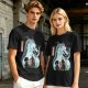 Anime Dragon and Girl Graphic Tee for Fantasy Fans