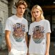 Olive T-shirt with Sumo Wrestler in Ramen Bowl Artwork