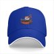 Black Baseball Cap With Cute Sushi In Soy Sauce Bowl Graphic