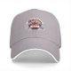 Black Baseball Cap with Muscular Cat Gym Graphic Print