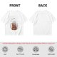 Olive T-Shirt with Chewbacca Drinking Boba Graphic