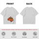 Olive T-Shirt with Skeleton and Friends in Christmas Car Print
