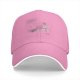 Black baseball cap with water wave and pool themed graphic