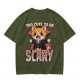 Too Cute To Be Scary Vampire Cat Graphic T-Shirt