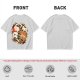 Olive Green T-Shirt With Christmas Cat Gingerbread Candy Print