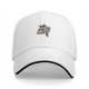 Black Baseball Cap With Skull Sushi Art Print